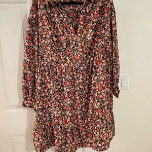 Floral Print Women's Dress